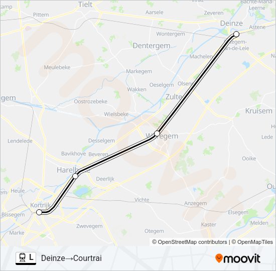 L Train Line Map