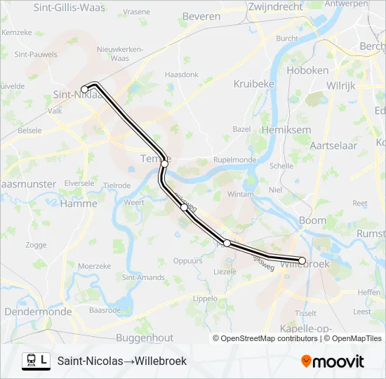 L Train Line Map