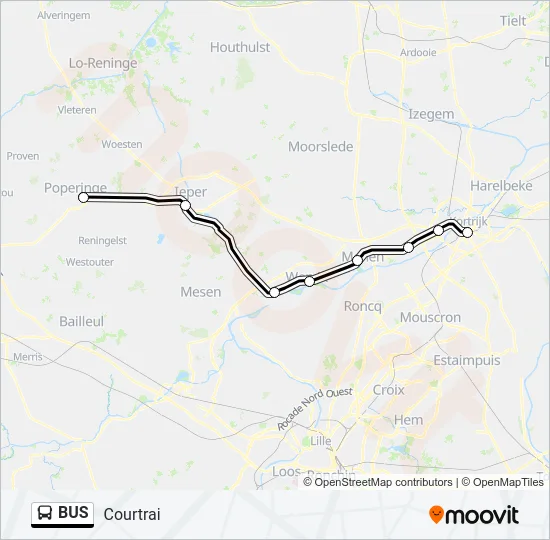 BUS Line Map