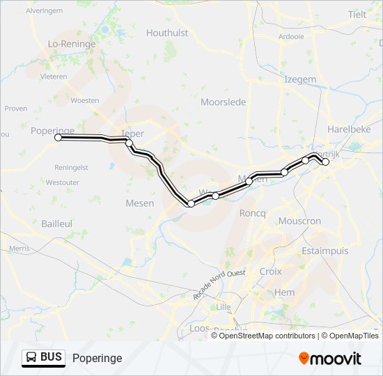 BUS Line Map