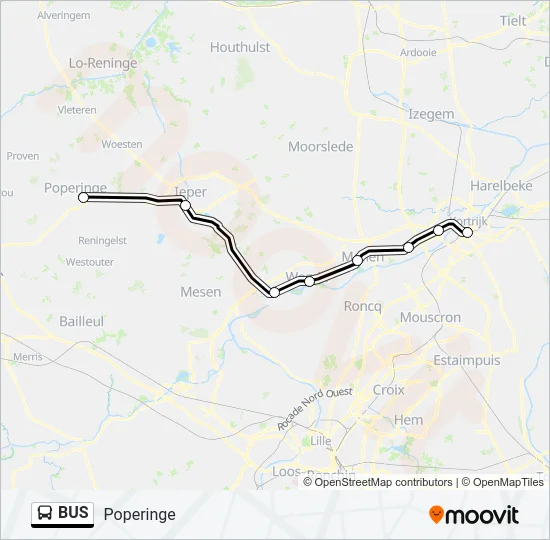 BUS Line Map