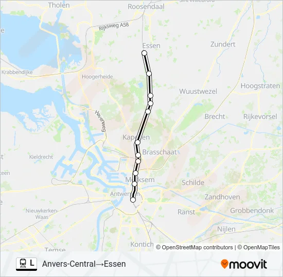 L Train Line Map