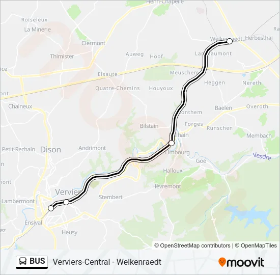 BUS Line Map