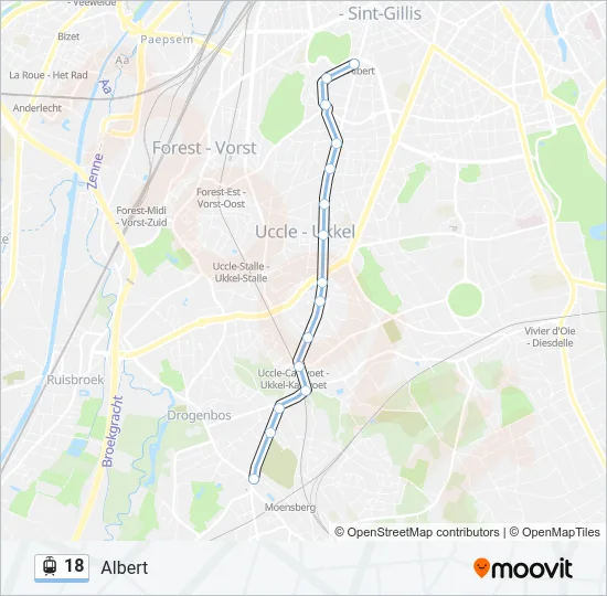 18 Light Rail Line Map