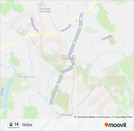 18 Light Rail Line Map