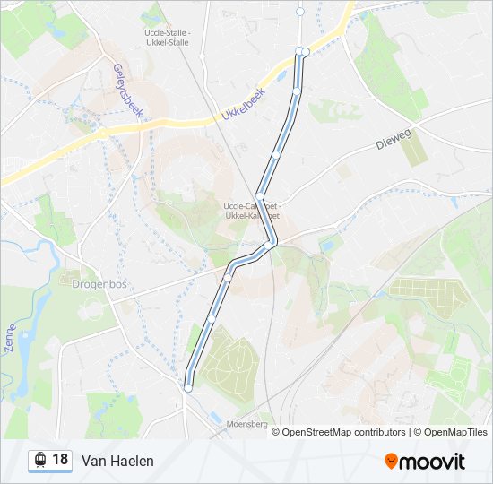 18 light rail Line Map