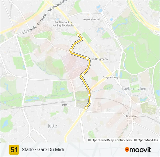 51 Light Rail Line Map