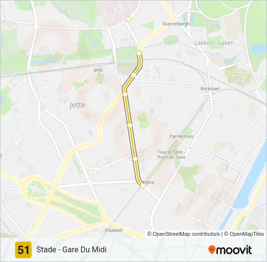 51 Light Rail Line Map