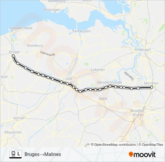 L Train Line Map