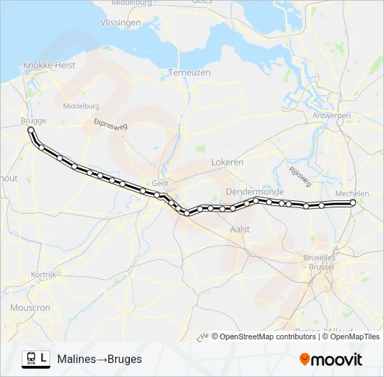 L Train Line Map