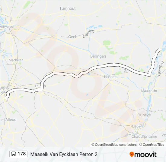 178 Bus Line Map