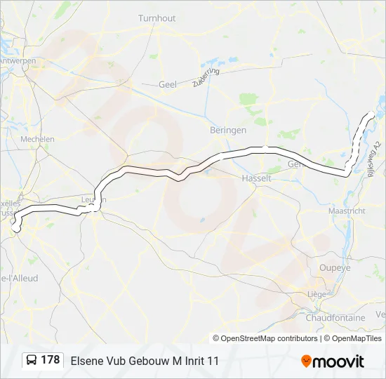 178 Bus Line Map