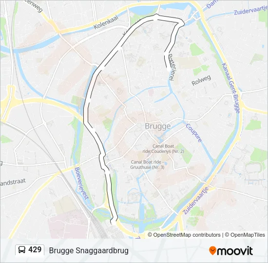 429 Bus Line Map