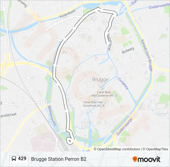 429 Bus Line Map