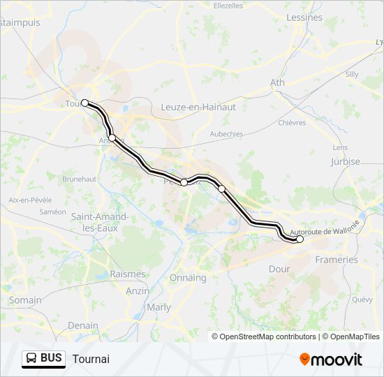 BUS Line Map
