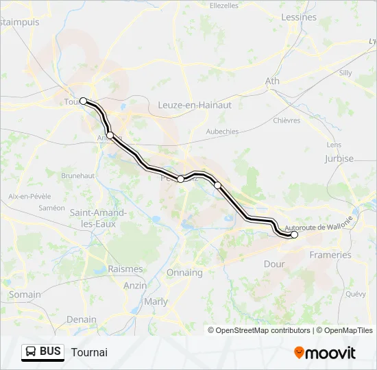 BUS Line Map