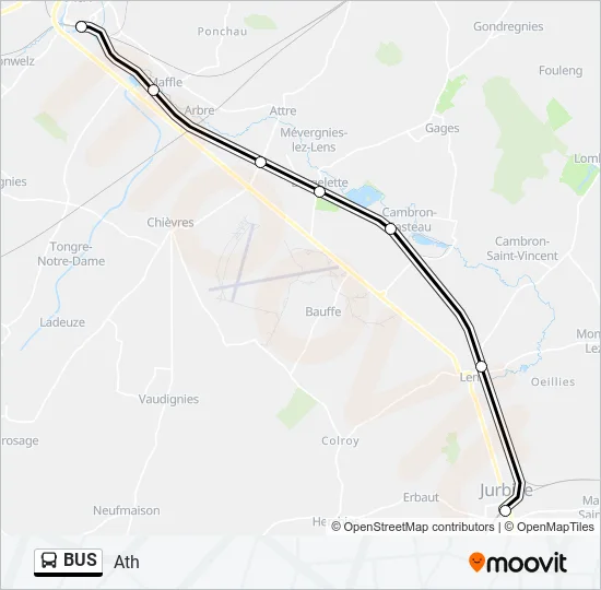BUS Line Map