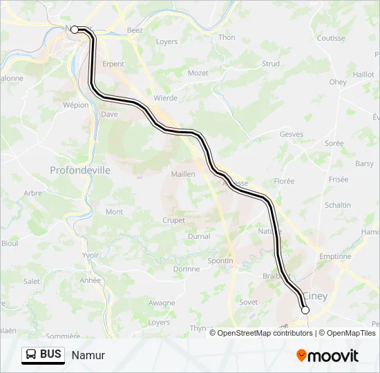 BUS Line Map