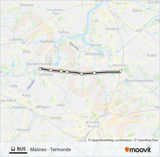BUS Line Map