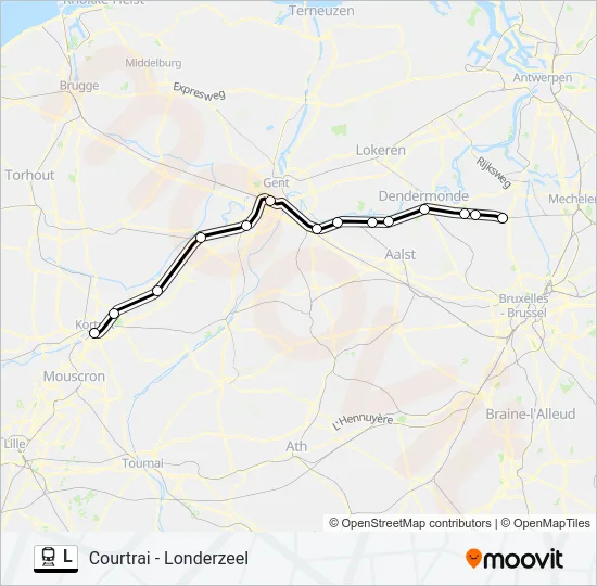 L Train Line Map