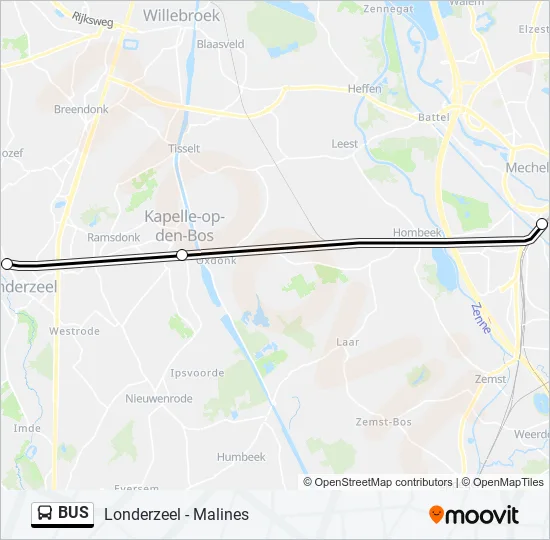BUS Line Map