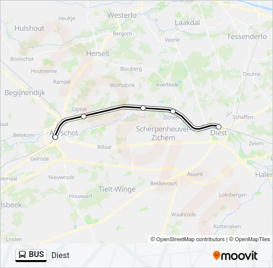 BUS Line Map