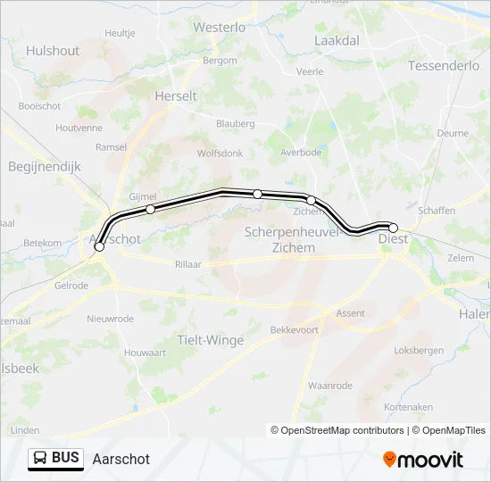 BUS Line Map