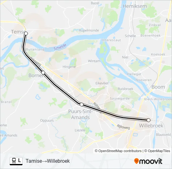 L Train Line Map