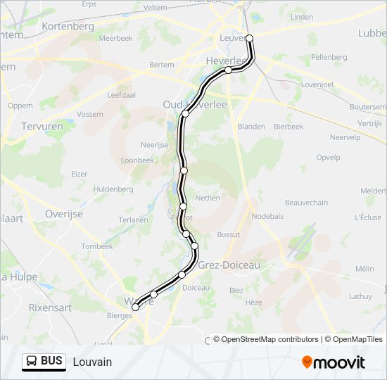 BUS Line Map