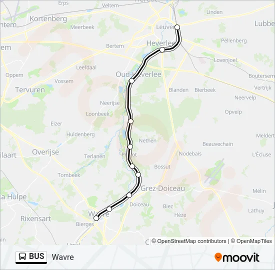 BUS Line Map