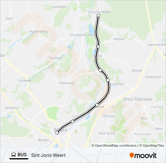 BUS Line Map