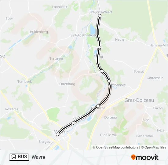 BUS Line Map
