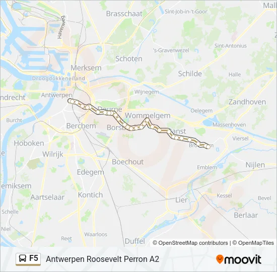 F5 Bus Line Map