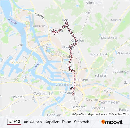 F12 Bus Line Map