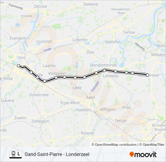 L Train Line Map
