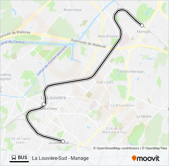 BUS Line Map