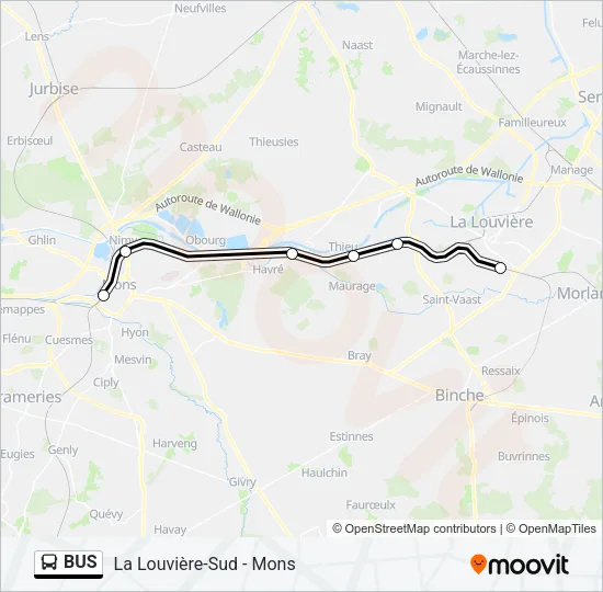 BUS Line Map