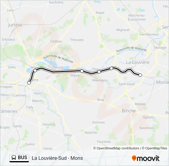 BUS Line Map