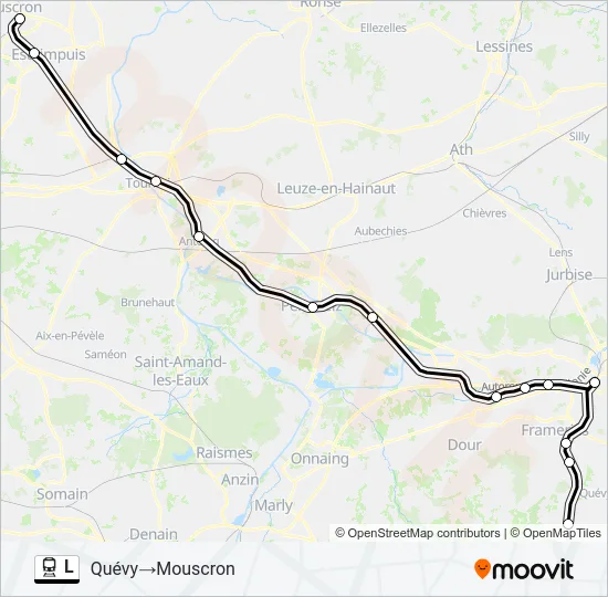 L Train Line Map