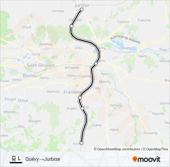 L train Line Map