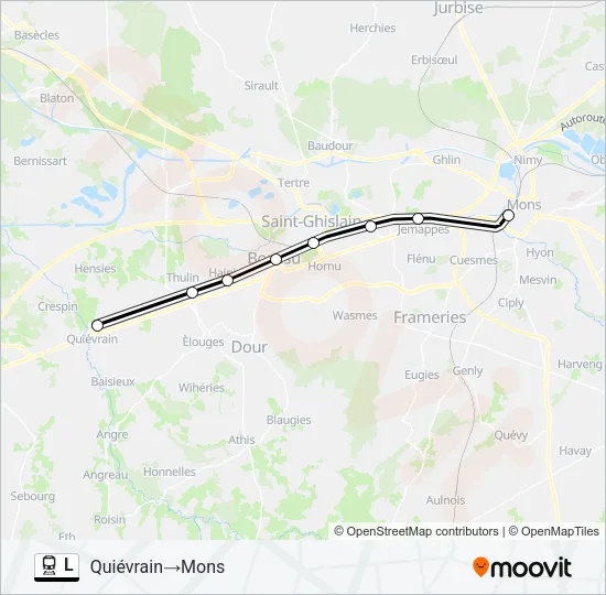 L Train Line Map