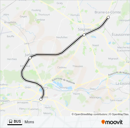 BUS Line Map