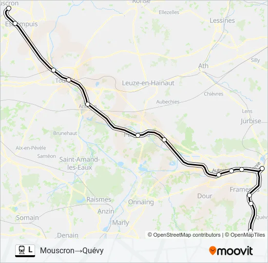 L Train Line Map