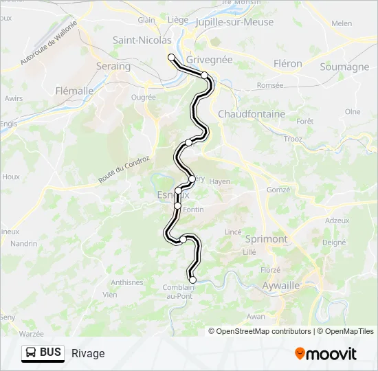 BUS Line Map