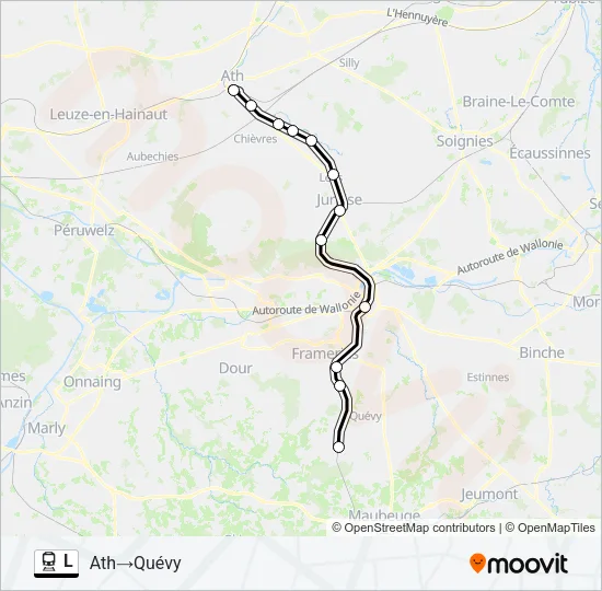 L Train Line Map