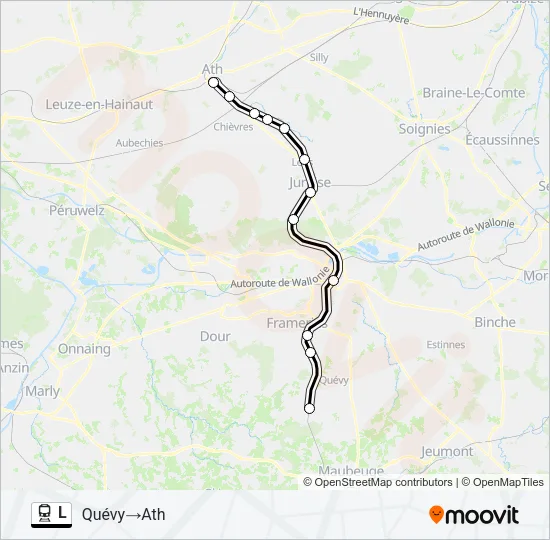 L Train Line Map
