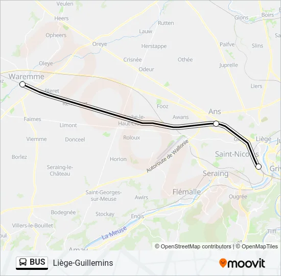 BUS Line Map