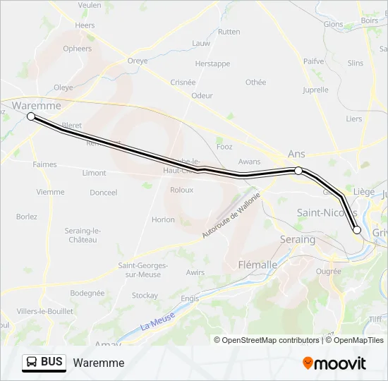 BUS Line Map