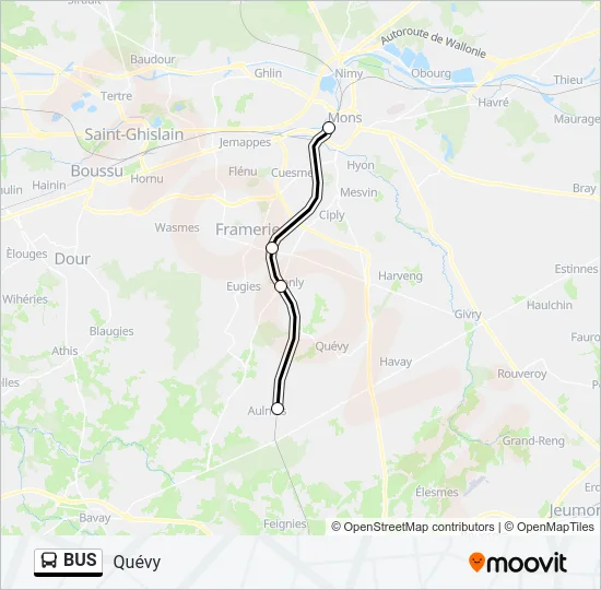 BUS Line Map