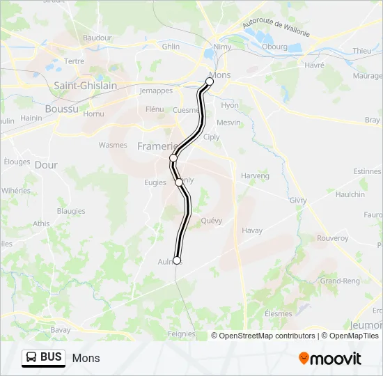 BUS Line Map